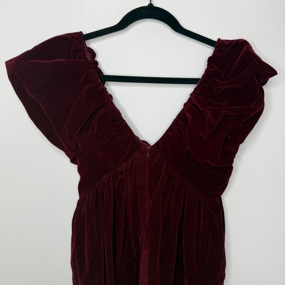 Endless Rose Velvet Bow Mini Dress S - Picture 4 of 8